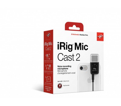 IK MULTIMEDIA IRIG MIC CAST2 Миниатюрный микрофон для iOS и Android