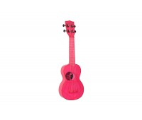 KALA WATERMAN FLUORESCENT PINK SOPRANO UKULELE Укулеле