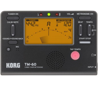 KORG TM-60-BK Тюнер-метроном