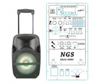 Автономная активная акустическая система NGS XA12-39DC 12", 250Вт