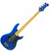 G&L SB2 FOUR STRINGS (Electric Blue, maple, mirror) №CLF51087 Бас-гитара