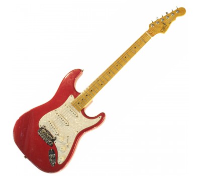 G&L LEGACY (Candy Apple Red, maple, 3-ply Pearl). №CLF45213 Электрогитара