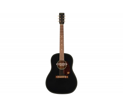 GRETSCH DELTOLUXE DREADNOUGHT BLACK Гитара электроакустическая