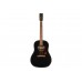 GRETSCH DELTOLUXE DREADNOUGHT BLACK Гитара электроакустическая