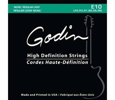 GODIN 008964 E-10 - Strings Electric Guitar 010 Струны для электрогитары