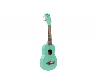 KALA MAKALA SHARK SOPRANO SURF GREEN UKULELE Укулеле