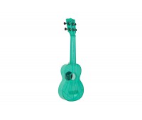 KALA WATERMAN FLUORESCENT BLUE SOPRANO UKULELE Укулеле