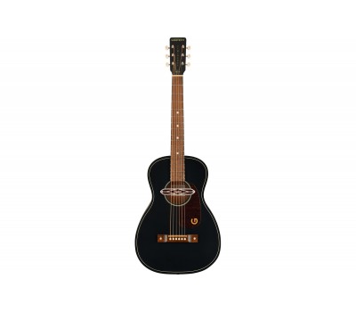 GRETSCH DELTOLUXE PARLOR BLACK Гитара электроакустическая