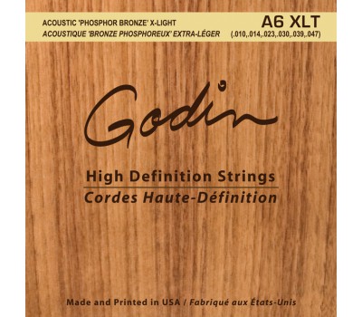 GODIN 008988 A6 XLT - Strings Acoustic Guitar XLT Phos Bronze Струны для акустической гитары