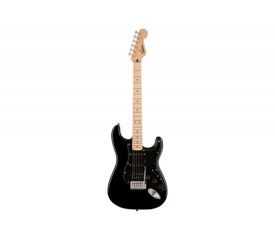 SQUIER by FENDER SONIC STRATOCASTER HSS MN BLACK Электрогитара