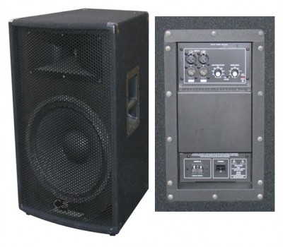 Активная акустическая система City Sound CS-115SA 15"+1", 500/1000 Вт, 8 Ом