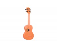 KALA WATERMAN FLUORESCENT ORANGE SOPRANO UKULELE Укулеле