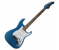 G&L S500 (Lake Placid Blue, rosewood, 3-ply Pearl). №CLF50985 Электрогитара