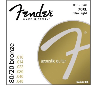 FENDER 70 XL Струны для акустических гитар
