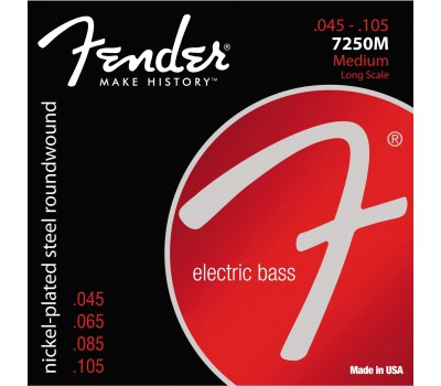 FENDER 7250M Струны для бас-гитар