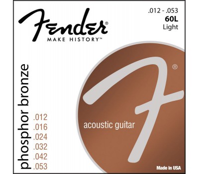 FENDER 60L Струны для акустических гитар
