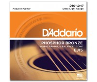 D'ADDARIO EJ15 Струны для акустической гитары