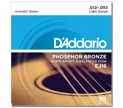 D'ADDARIO EJ16 Струны для акустической гитары