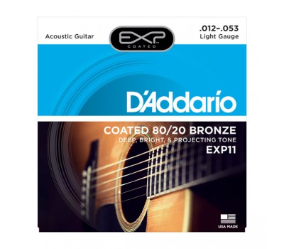 D'ADDARIO EXP11 Струны для акустической гитары