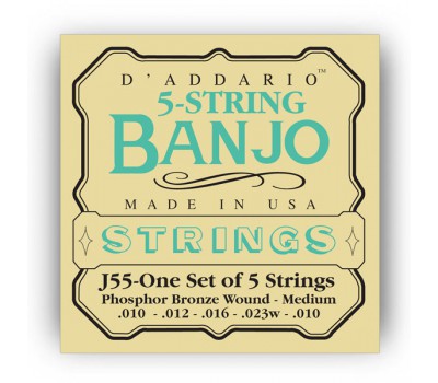 D'ADDARIO J55 Струны для банджо, мандолин